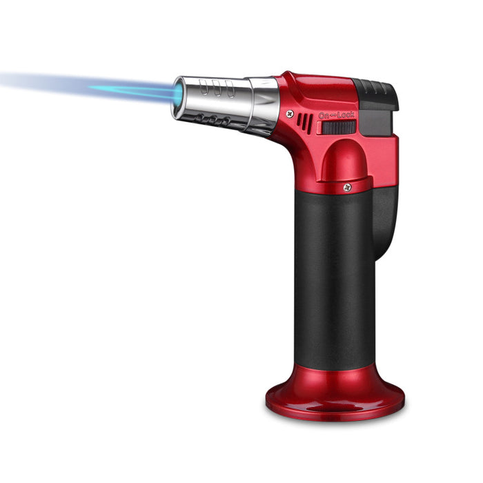 Torch Lighter with Safety Lock & Adjustable Flame