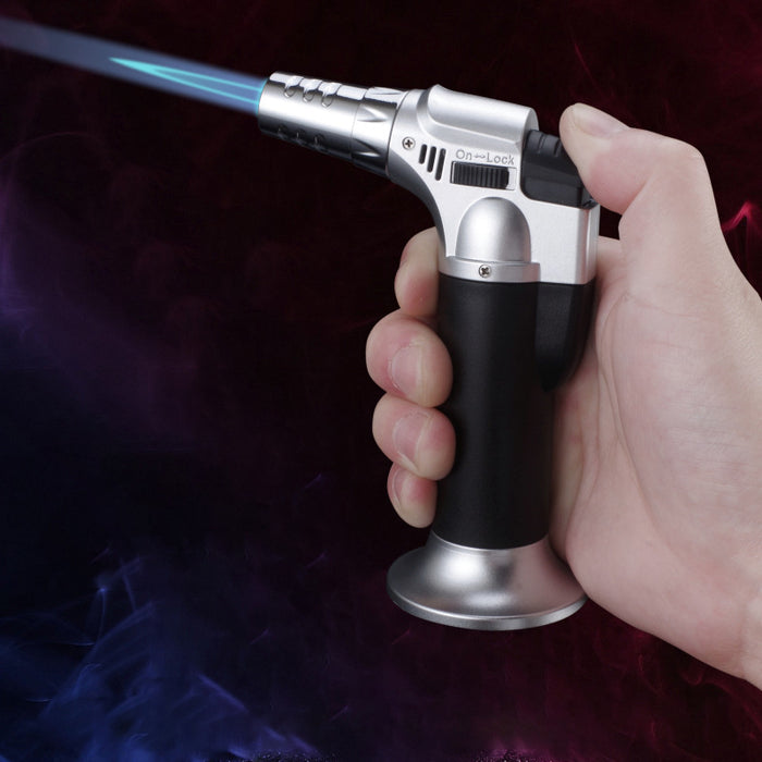 Torch Lighter with Safety Lock & Adjustable Flame
