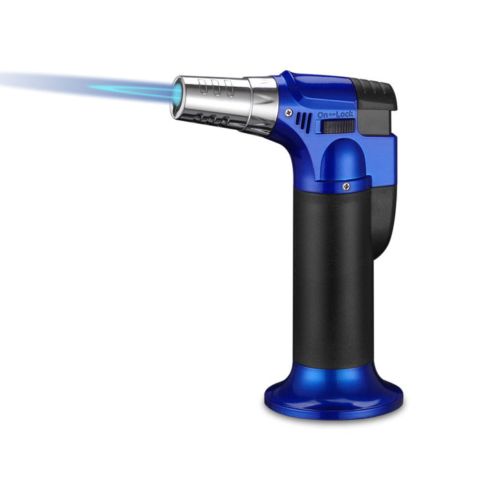 Torch Lighter with Safety Lock & Adjustable Flame