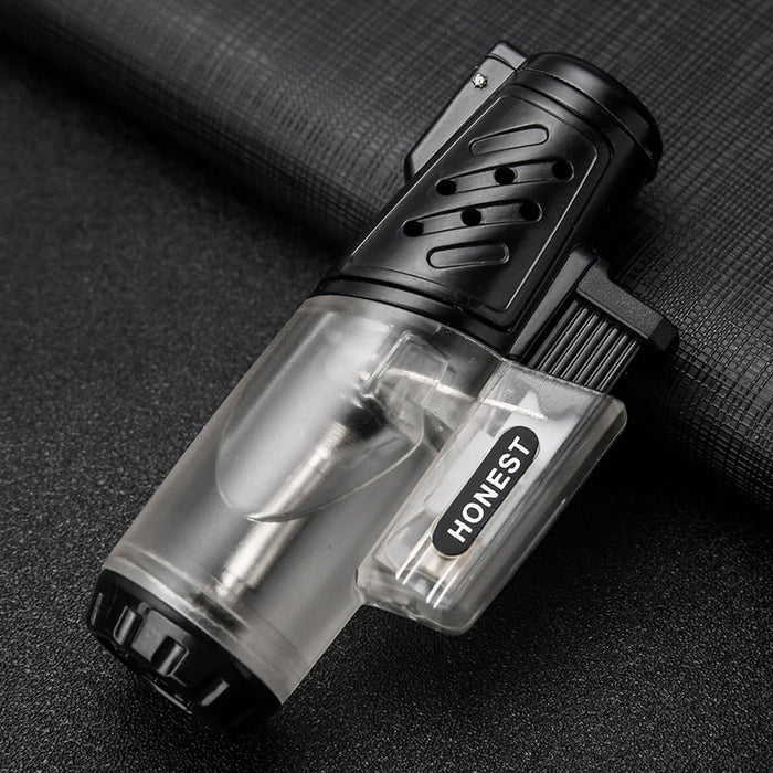 Transparent Straight-Through Strong Igniter Lighter