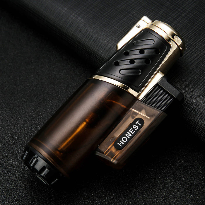 Transparent Straight-Through Strong Igniter Lighter