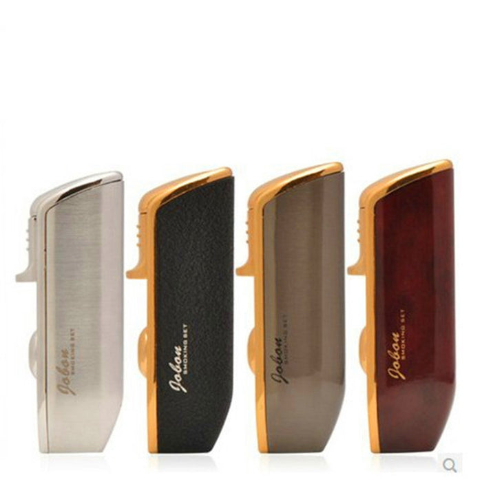 Triple Jet Flame Torch Lighter With Fold-Out Punch Cutter