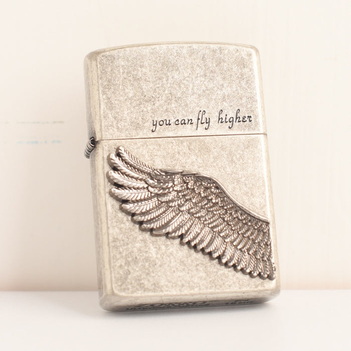 You Can Fly Higher Angel Wings Kerosene Lighter