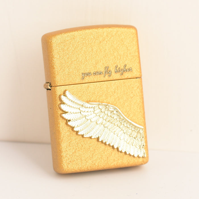 You Can Fly Higher Angel Wings Kerosene Lighter