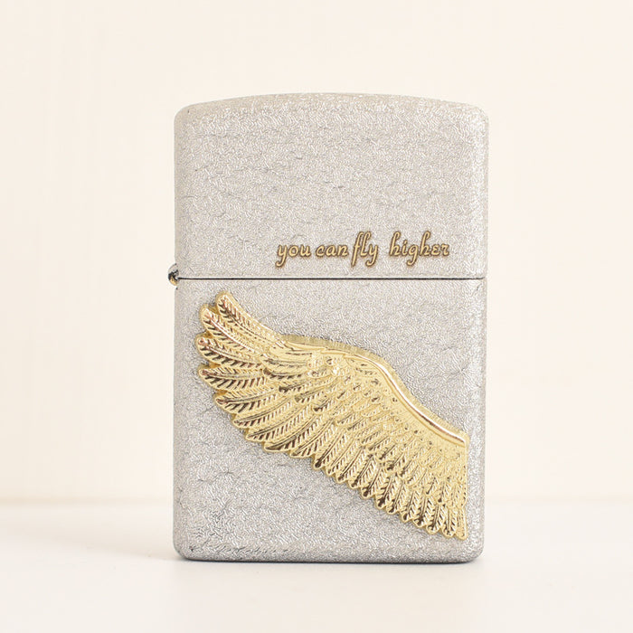 You Can Fly Higher Angel Wings Kerosene Lighter