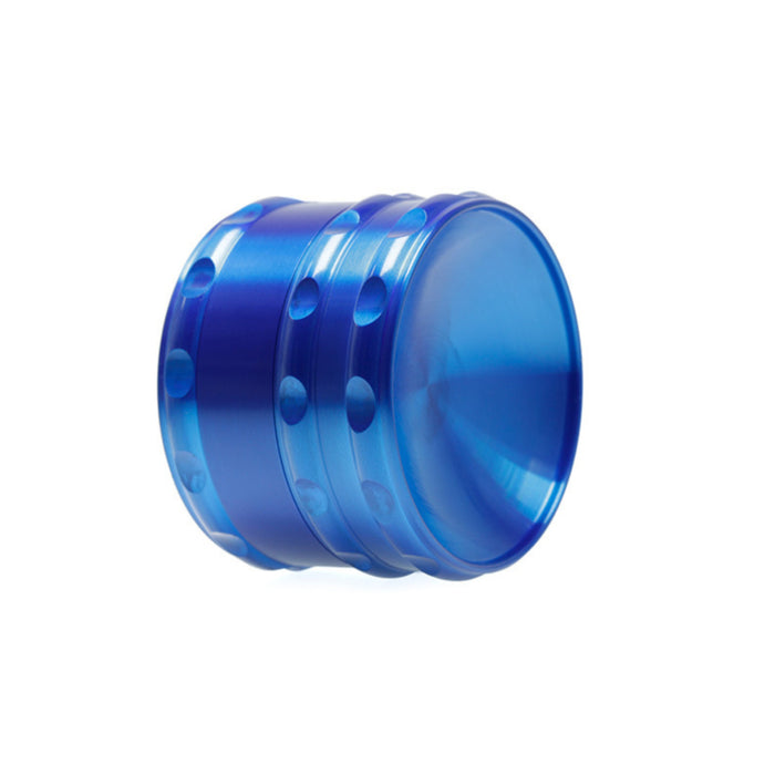Zinc Alloy Concave Four-Layer 60MM Herb Grinder | Blue Color
