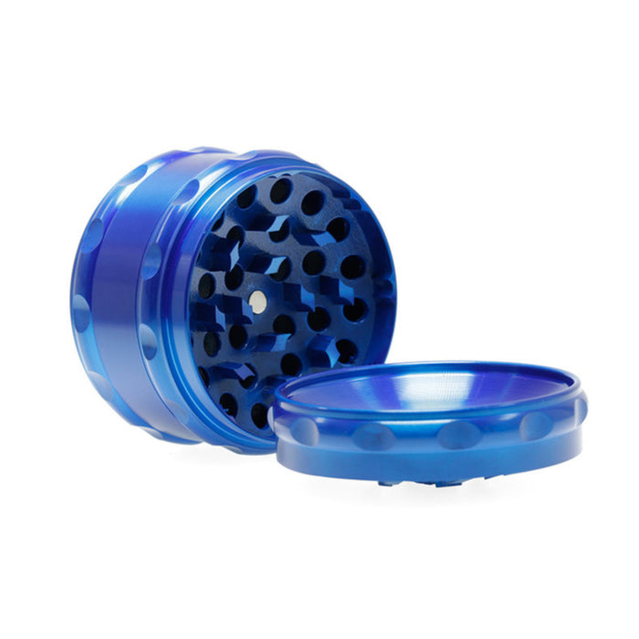 Zinc Alloy Concave Four-Layer 60MM Herb Grinder | Blue Color