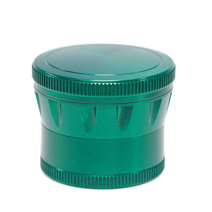 50MM Zinc Alloy Four-layer Metal Chamfer Smoke Grinder-Green Color