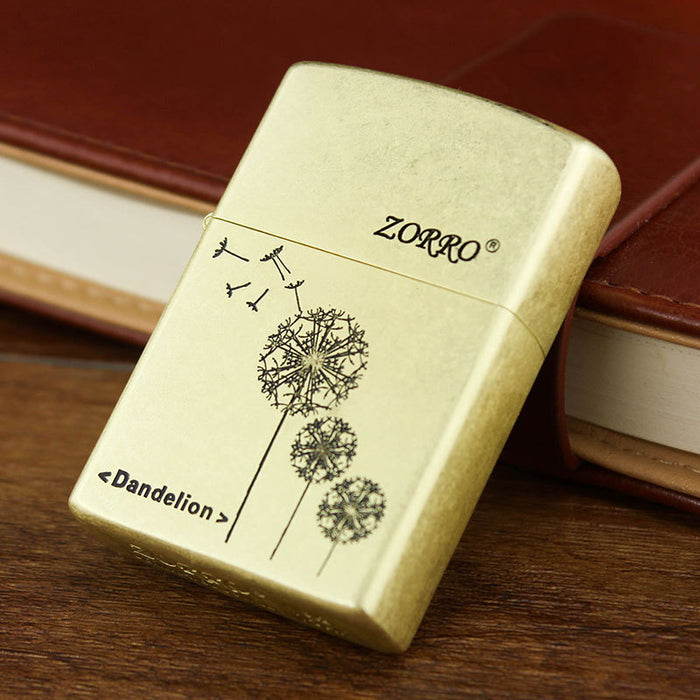 Zorro Grinding Wheel Pure Copper Kerosene Lighter