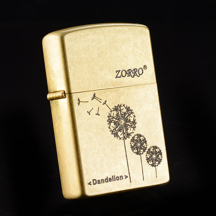 Zorro Grinding Wheel Pure Copper Kerosene Lighter