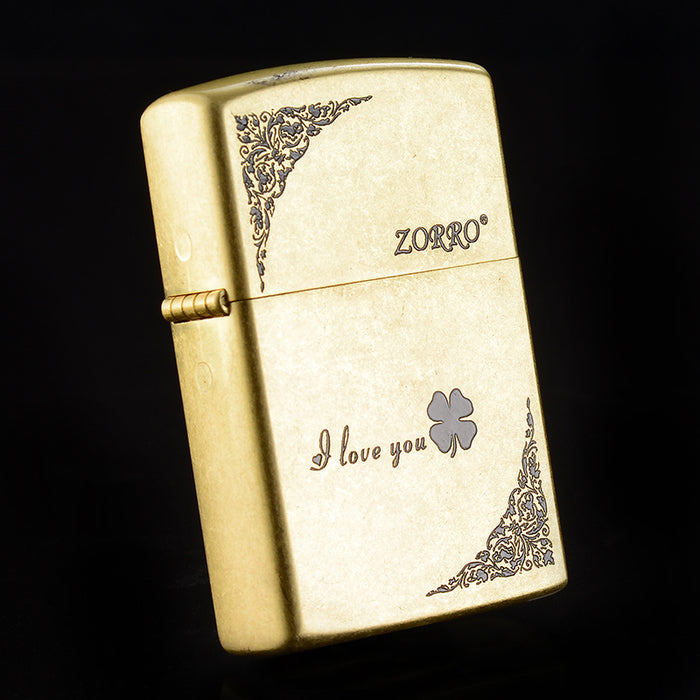 Zorro Grinding Wheel Pure Copper Kerosene Lighter