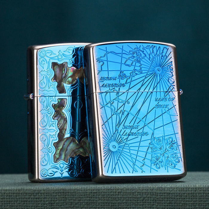 Zorro Kerosene Lighter With Pure Copper Color Shell