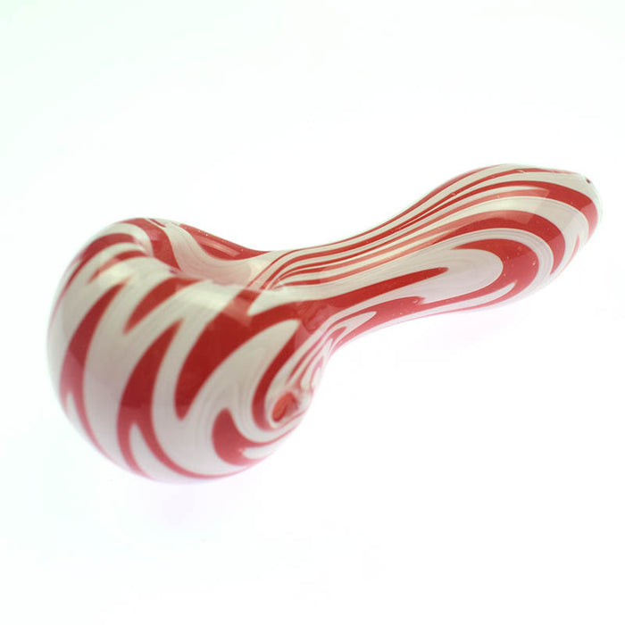 New Arrival Glass Spoon Pipes Red Color 632#